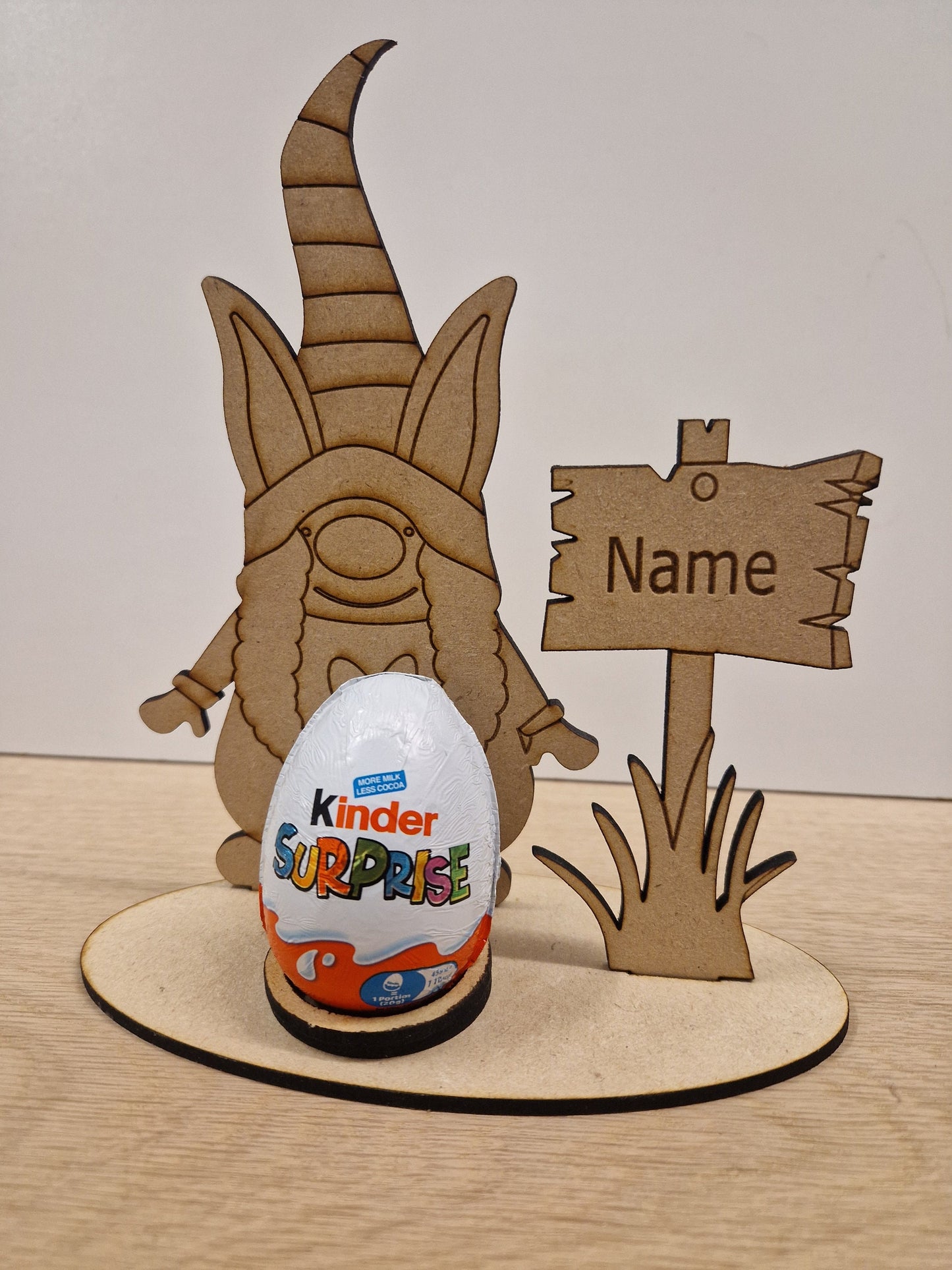 Easter bunny crème egg holder, mdf Easter egg holder laser cut crème egg holder, personalised egg holder