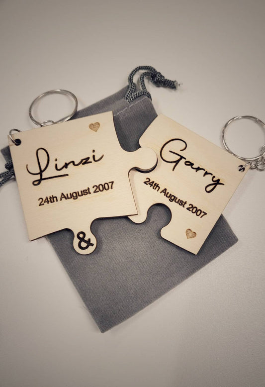 Personalised Jigsaw, My Missing Piece, Valentines,5th Wedding Anniversary, Love Gift Keepsake For Him Her, Jigsaw Personalised, Jigsaw Piece