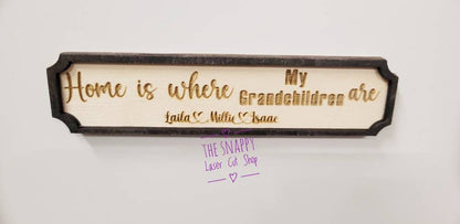 Personalised mother's day gift, personalised fridge magnet, home us where frame, street sign, personalised frame, gift for mum, gift for dad