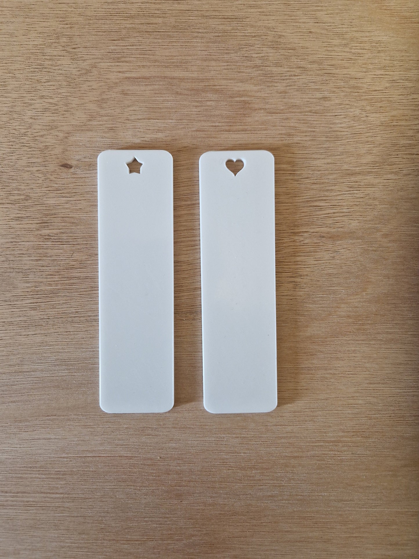 Acrylic Blank Bookmakers Pack of 5, Craft Blanks, Bookmarker with Mum - Nan - Mom - Mam