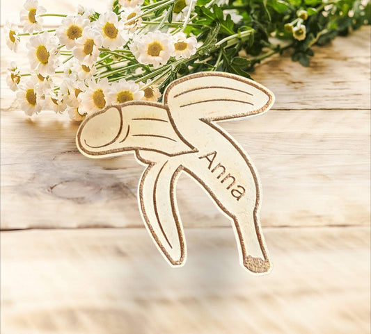 Penis/willie banana place setting, hen party, girls night out, boys night out, stag party, party favours