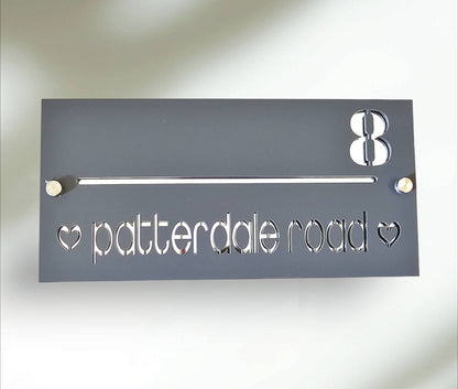 Personalised door Plaque, house number plaques, contemporary door plaques, new home gift, wall mounted door number, acrylic,modern door sign