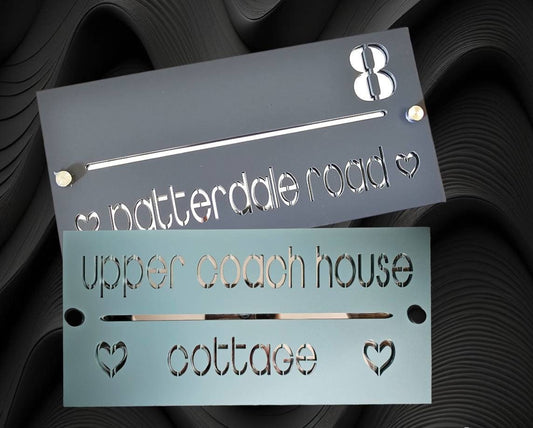Personalised door Plaque, house number plaques, contemporary door plaques, new home gift, wall mounted door number, acrylic,modern door sign