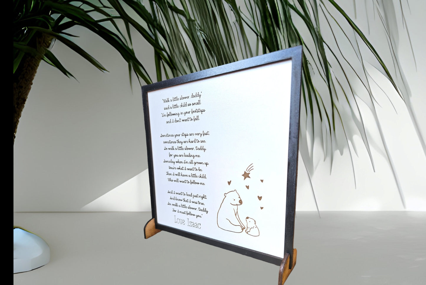 Personalised gift for dad, Personalised frame, fathers day gift, gift for dad, Personalised gift