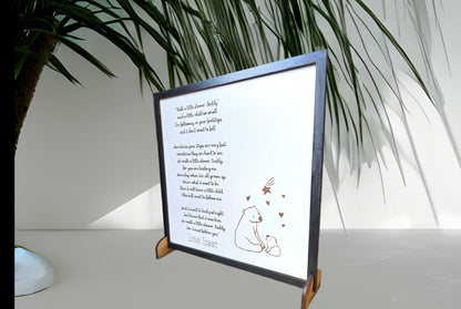 Personalised gift for dad, Personalised frame, fathers day gift, gift for dad, Personalised gift