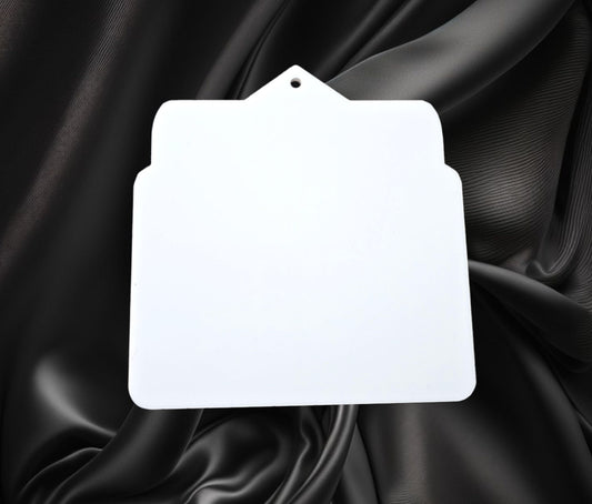 Acrylic envelopes blanks, acrylic hanging letter blanks for sublimation and vinyl, pack of 5 with SVG