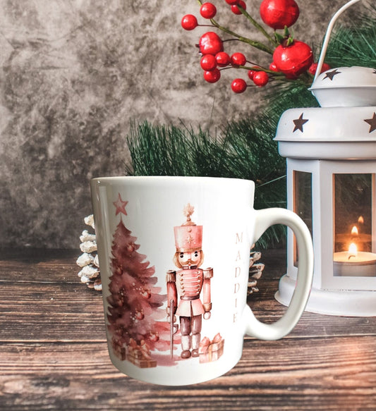 Personalised nut cracker Christmas mug, personalised mug, Christmas mug, Christmas eve box filler, personalised gifts
