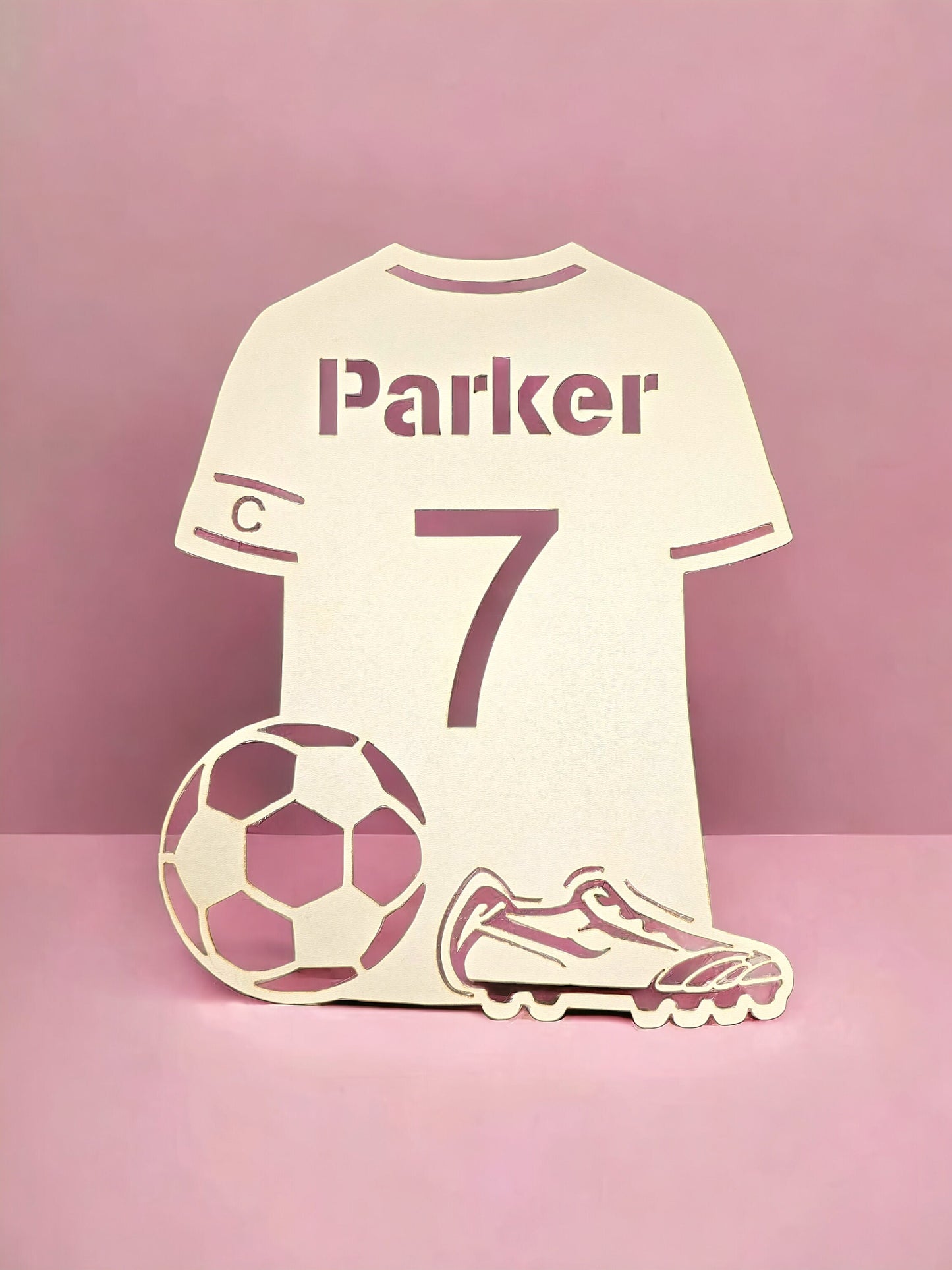 Personalised football shirt bedroom door sign, personalised football sign, personalised gift, personalised signs