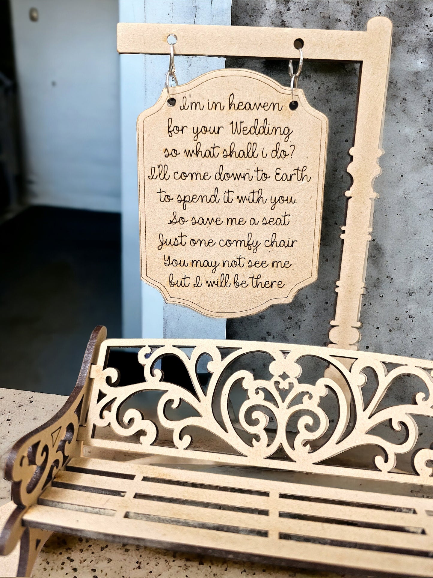 Wedding memorial centerpiece, loved ones in heaven, save a seat Wedding memorial, wedding decor, memorial