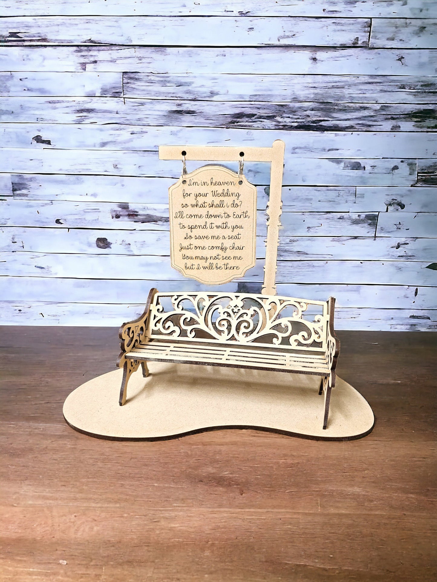 Wedding memorial centerpiece, loved ones in heaven, save a seat Wedding memorial, wedding decor, memorial