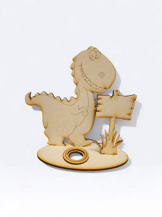 Dinosaur egg holder blank, paint your own, mdf blanks, Easter crafts