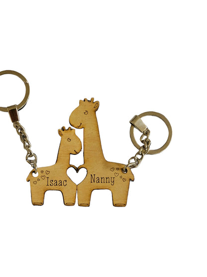 Couple keyring, mothers day keyring, cute animal, personalised gift, mothers day, fathers day, bag charm