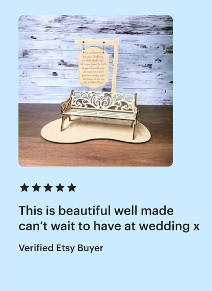 Wedding memorial centerpiece, loved ones in heaven, save a seat Wedding memorial, wedding decor, memorial