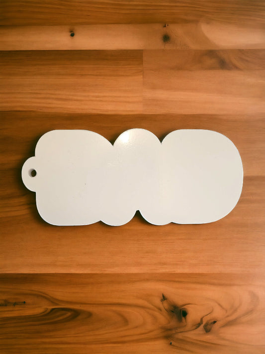 Dad acrylic shapes keyring blanks, sublimation blanks, vinyl blanks, pack of 5 keyring blanks