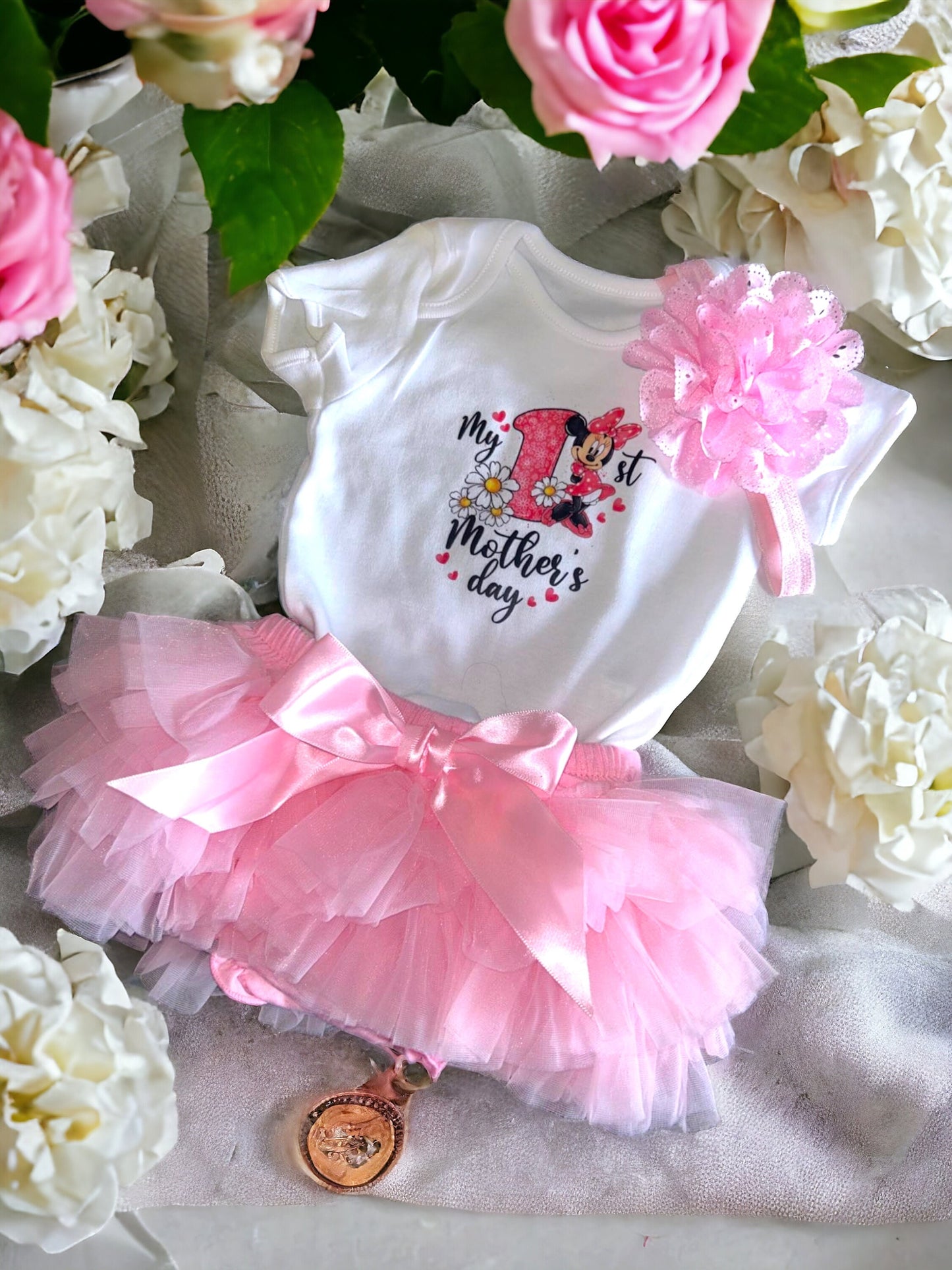 personalised girls first birthday outfit, cake smash outfit, tutu set, party outfit, first fathers day outfit