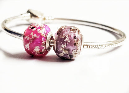 memorial bead, charm bead for horse hair, pet fur, cremation ashes, memorial jewellery,