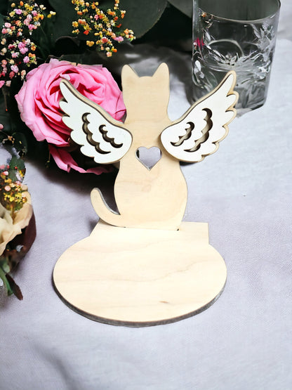 Personalised pet memorial candle holder, pet memorial, pet loss, beautiful dog loss gift, cat loss gift, birch wood, rustic memorial gift