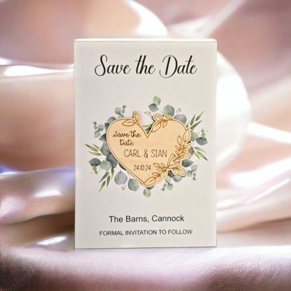 save the date magnets, personalised wedding stationery, save the date card with magnet, wedding keepsake, floral botanical wedding, modern