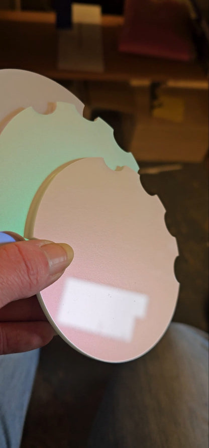 iridescent acrylic nailfies, nailfie blanks, sublimation blanks, vinyl blanks, nail technician blanks