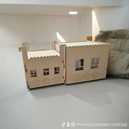 Bunny modular Fort  personalised bunny play house, rabbit home,bunny gift