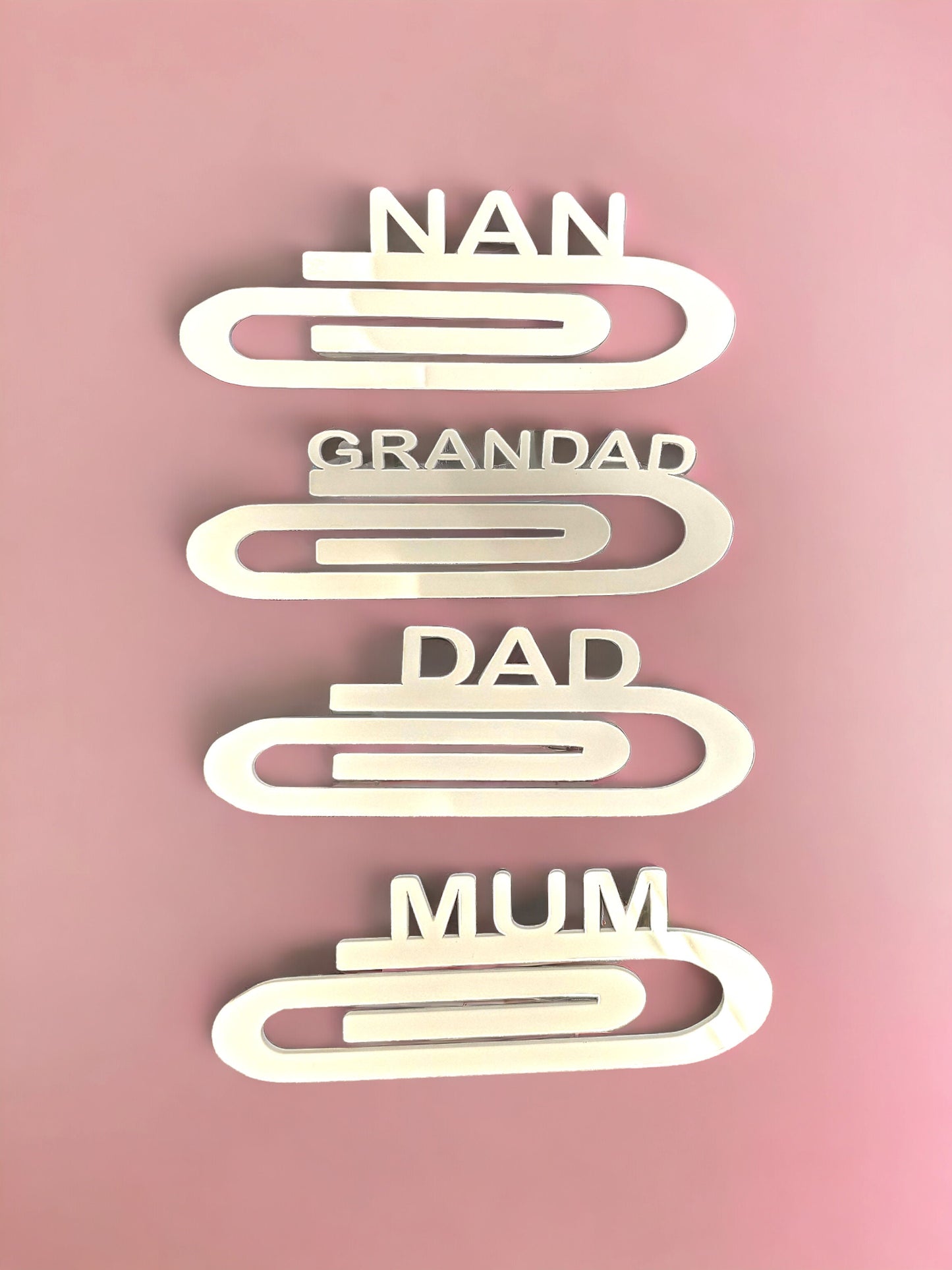 acrylic family book mark blanks, sublimation blanks, cast acrylic, vinyl blanks