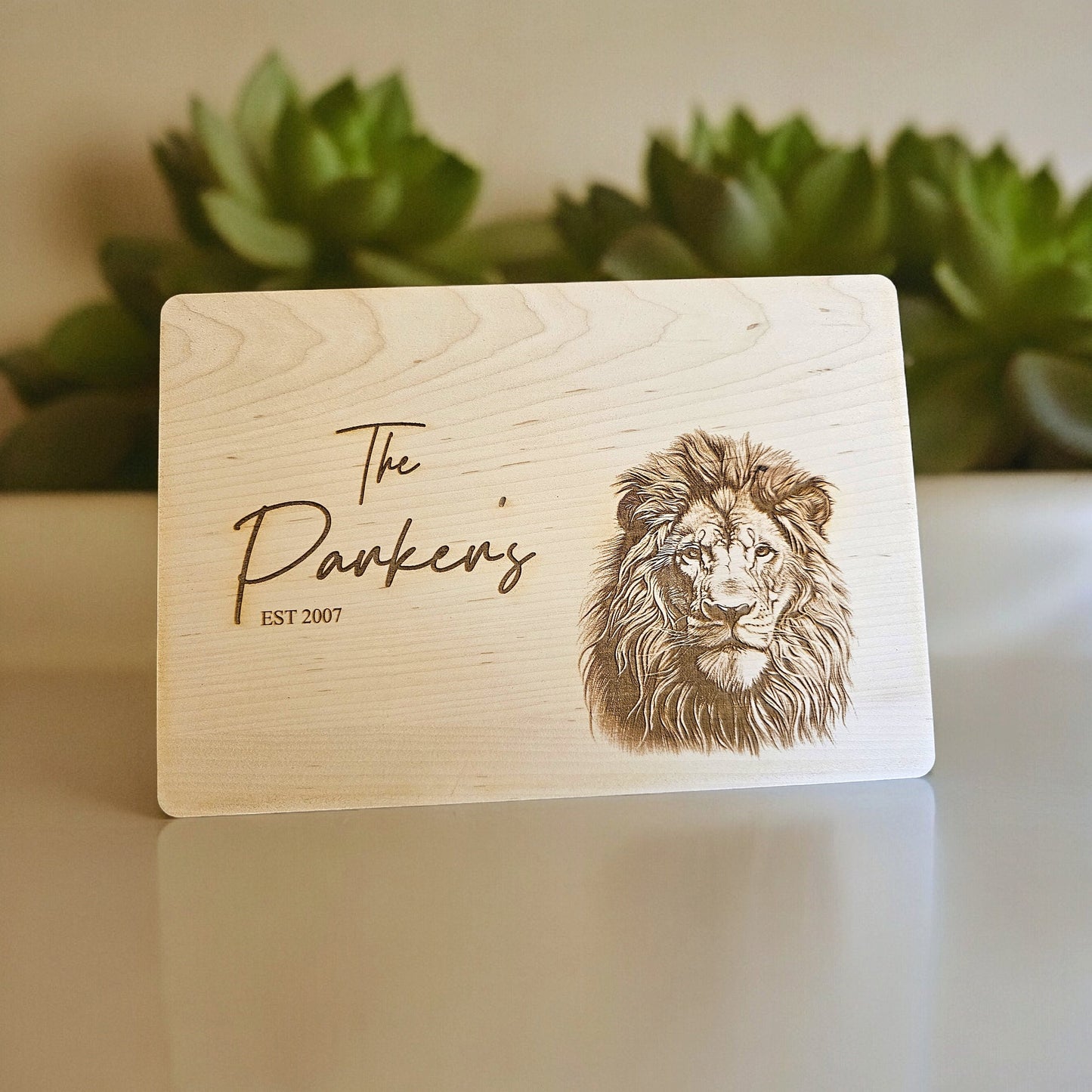 Personalised Animal placemat, wooden engraved placements, wedding gift, Christmas gift, maple placements, rustic, placemat and coaster set