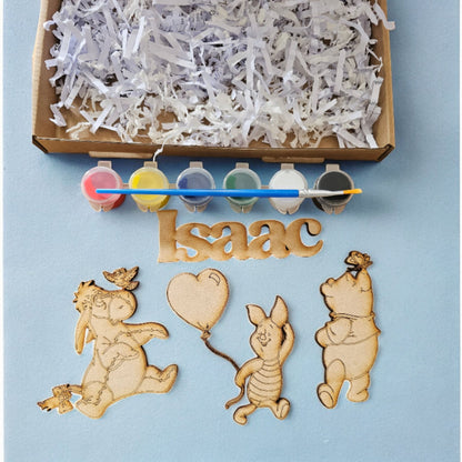 Personalised paint your own name and characters, party favours, stocking fillers, party bags.