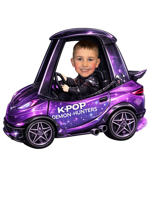 KPOP toy car editable digital png