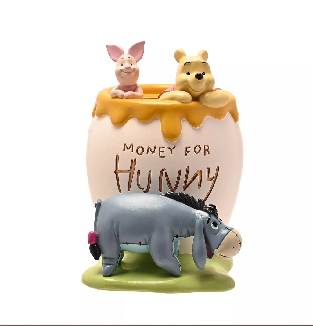 Disney Winnie the Pooh Money Box – Eeyore & Piglet “Money for Hunny” Savings Bank