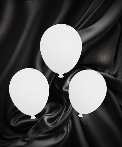 Acrylic Balloon blanks individual 120x90mm