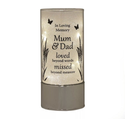 Memorial LED Light – Mum, Dad, Husband & Loved One Remembrance Lamp | Bereavement Sympathy Gift