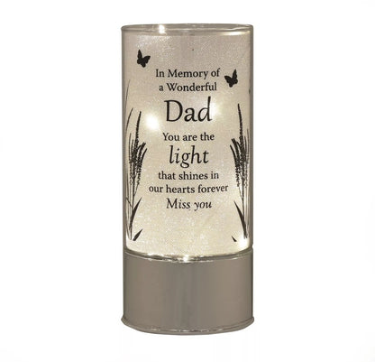 Memorial LED Light – Mum, Dad, Husband & Loved One Remembrance Lamp | Bereavement Sympathy Gift