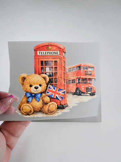 Pink glitter effect Leavers 2026 DTF print