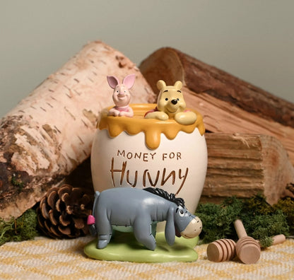 Disney Winnie the Pooh Money Box – Eeyore & Piglet “Money for Hunny” Savings Bank