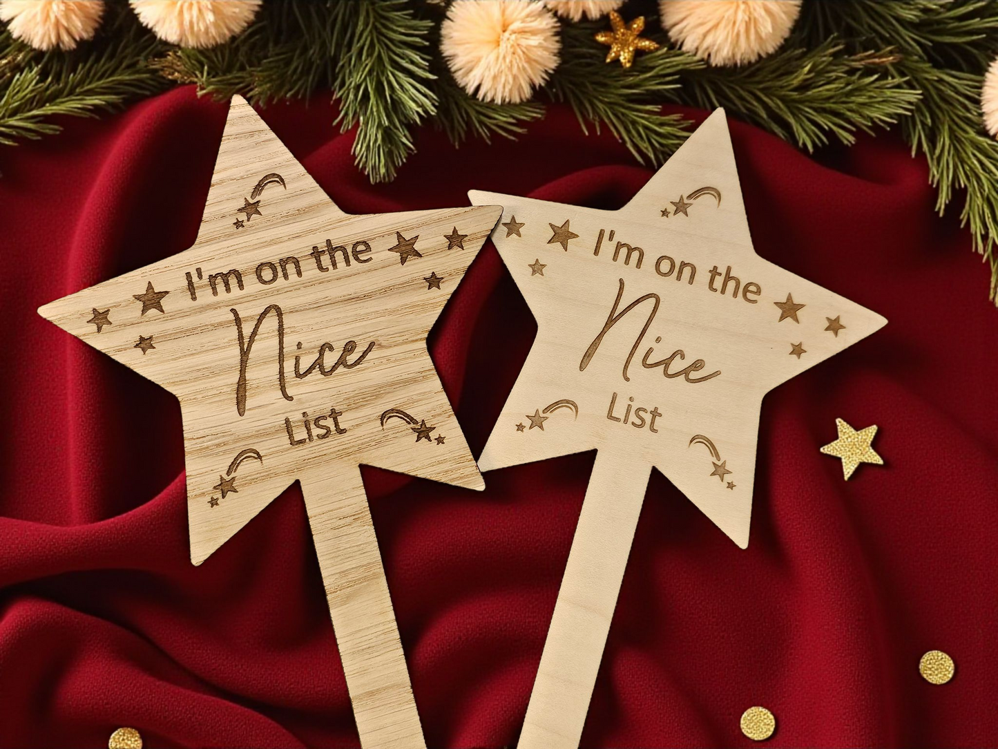 Nice list wooden wand