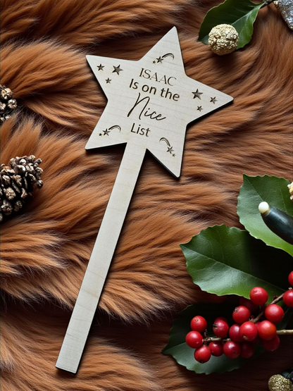 Nice list wooden wand
