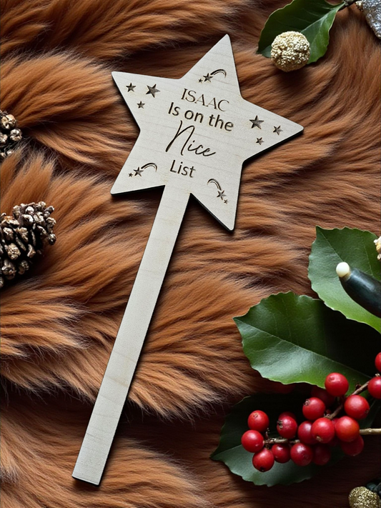 Nice list wooden wand