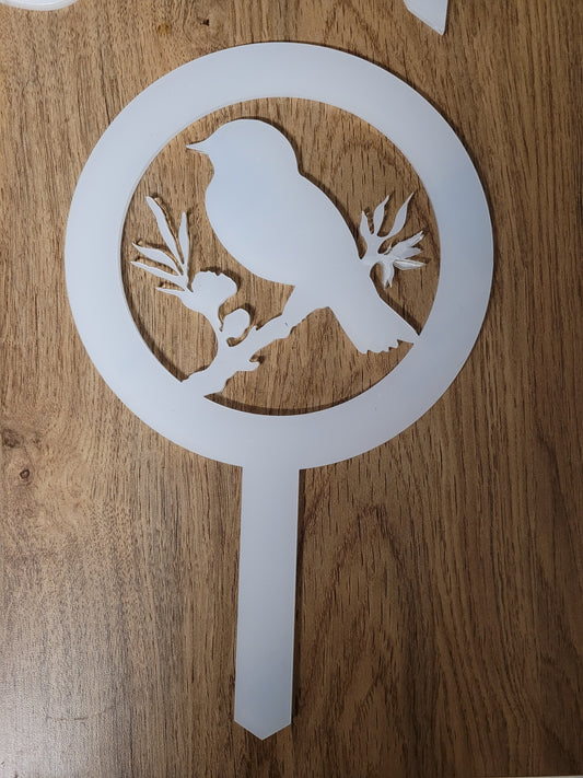 Bird Grave Marker Acrylic Blank