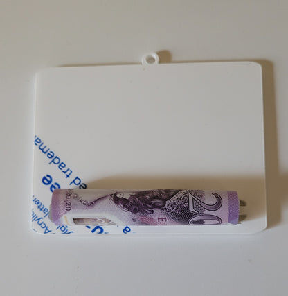 Hanging money holder