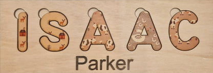 Personalised jigsaw, child's jigsaw, personalised gift, first birthday, first Christmas, keepsake gift