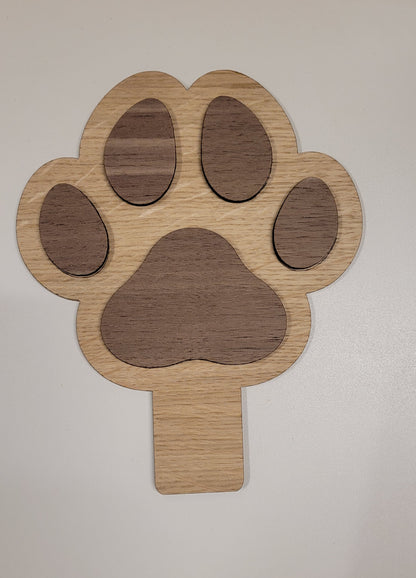 Dog Paw lead holder blanks