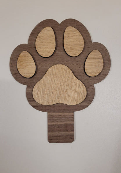 Dog Paw lead holder blanks