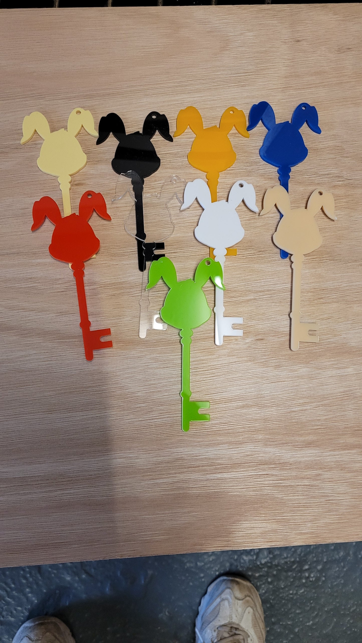 Acrylic bunny key