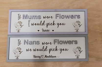 Mothers day personalised plaque