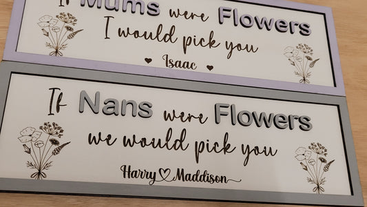 Mothers day personalised plaque