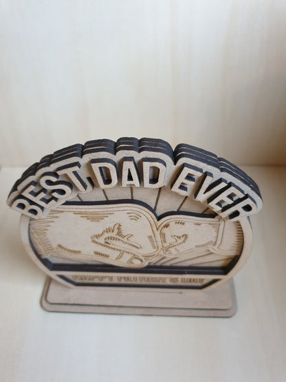 Fathers Day Fist Bump Trophy