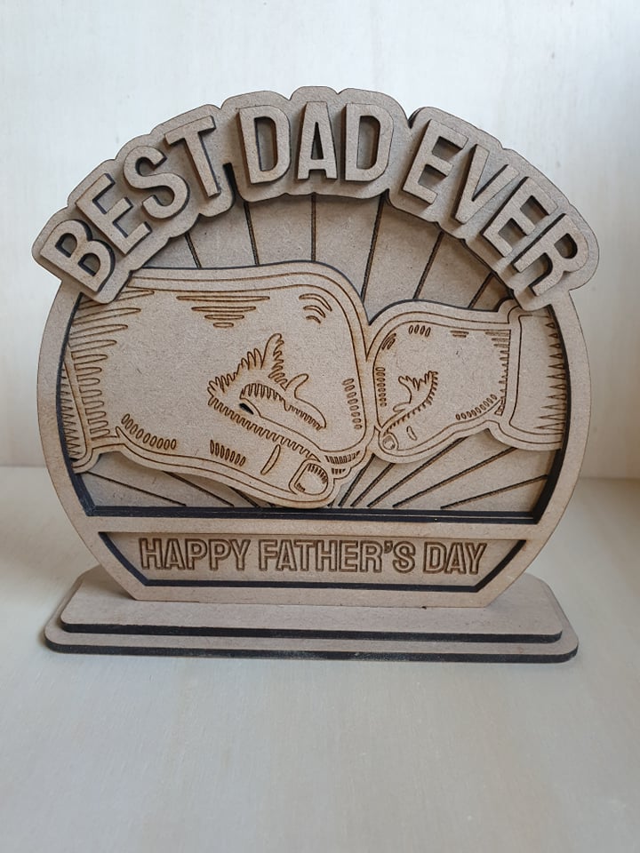 Fathers Day Fist Bump Trophy