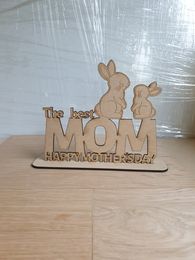 Mother's Day Gift Plaque Bunnies
