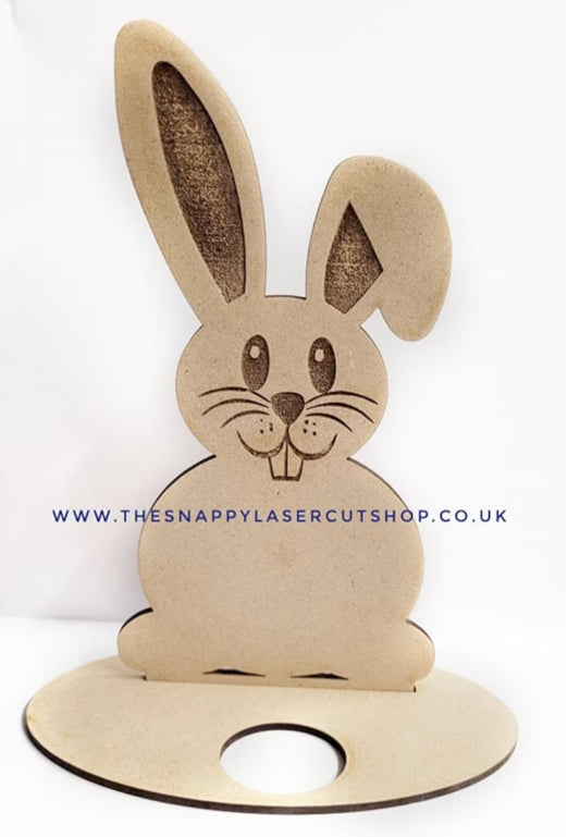 Easter Bunny Chocolate egg holder Blank, hidden chocolate egg, Easter bunny display