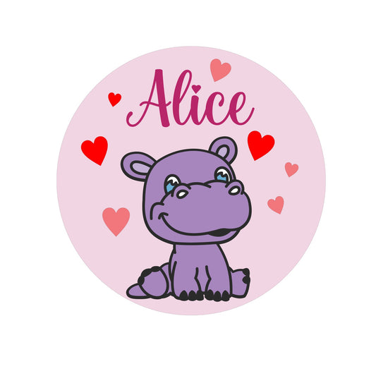 hippo layered personalised mdf plaque blank